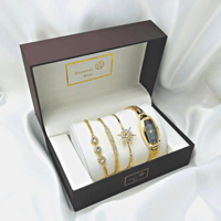 طقم ساعة نسائية فاخرة