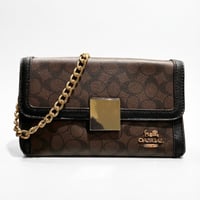 شنطة نسائية مميزة لون بني و اسود 3350