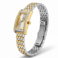 ساعة نسائيه ستيل لونين مينا رصاصي 10024