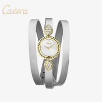 ساعة نسائية كاتيرا جلد 610