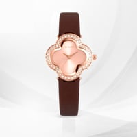 ساعة نسائية الوردة بني 669
