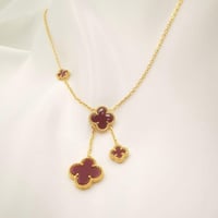 سلسال زركون لون احمر