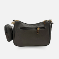 شنطة نسائية مميزة لون رصاصي