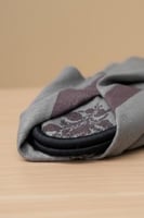 شماغ مع عقال اطفال لون رصاصي غامق