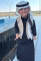 طقم أطفال ثوب مع سديري شتوي