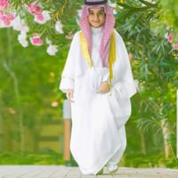 بشت ملكي يدوي ولادي مطرز بالاسم