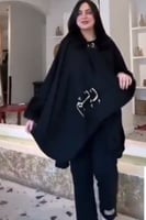 شال شتوي نسائي اسود