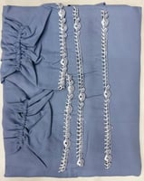 شرشف سحاب سناره الطول من الكتف 160 cm اللون ازرق ج...