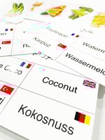 البطاقات الضمنية -الفواكه والخضار