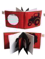 أبيض و أسود و أحمر - كتاب قماش جوخ