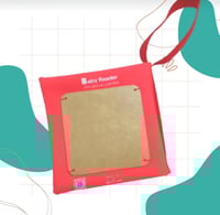 أبيض و أسود و أحمر - كتاب قماش