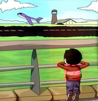 عندما سافر أبي