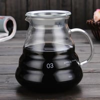 سيرفر قهوة V60 زجاجي 800 مل - مقاس 03