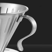 قمع ترشيح ستيل V60 مقاس 02 | SS Coffee Dripper