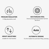 مكبس قهوة أوتوماتيكي 58.35 ملم | Auto Tamper EMG07