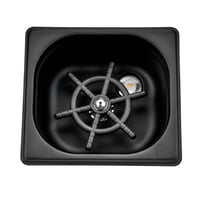 رينزر شطف مقاس 17.5×16.1سم | Rinser Square Black