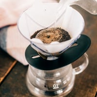 قمع ترشيح V60 بلاستيك موقين من هاريو , مقاس 02