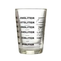 كوب زجاجي دبل شوت مقاس 90مل