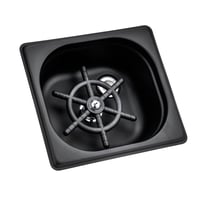 رينزر شطف مقاس 17.5×16.1سم | Rinser Square Black