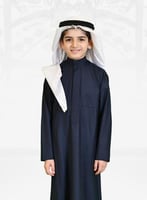 ثوب سعودي شتوي أطفال سحاب