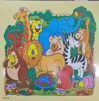 تركيبات خشبية للأطفال - حيوانات الغابات