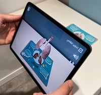 كتاب جسم الإنسان - تقنية الواقع المعزز