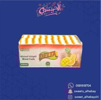 عصير دلتا كوكتيل مانجو وعنب بدون سكر ( 27×200 مل )