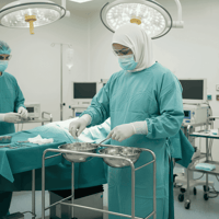 حامل حوض مزدوج