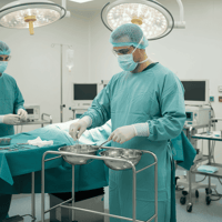 حامل حوض مزدوج