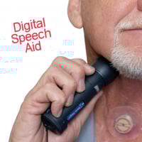 جهاز الحنجرة الإلكترونية للمساعدة على النطق