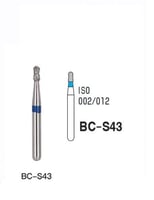 Diamond Bur Blue Short Shank 002/012 BC-S43 -Pack...
