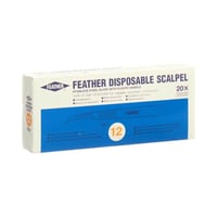 فيذر مشرط جراحى معقم مع يد #12