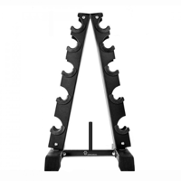 مجموعة الأثقال مع الحامل - دامبلز - 5 زوج