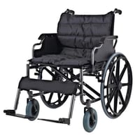 كرسي متحرك عريض مع مرتبة 56 سم