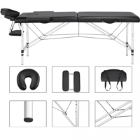 طاولة مساج المنيوم قابلة للطي