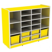 وحدة تخزين خشبية