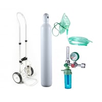 طقم اسطوانة اكسجين 5لتر