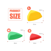 احجار التدريب على التوازن البلاستيكية 5 قطع
