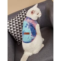 ملابس للقطط والكلاب الصغيرة بصبغة زرقاء