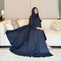 عباية بلاك بيري لون كحلي قصة دبل كلوش