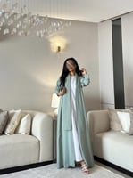 عباية لنن لون تيفاني كلوش ‏‎‏‎‏‎‏‎‏‎‏‎