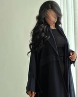 عباية بليزر جوخ كحلي مع كلفة