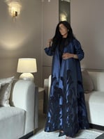 عباية دبل فيس قماش شانيل القصة كلوش ‏‎