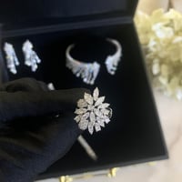 طقم شوكر فاخر ابيض