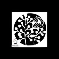 251 - ورق استنسل طبعة ورود 13سم * 13سم