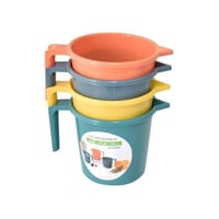 كوب ملون للقياس بمقبض 900 مل 1 قطعة