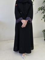 عباية نص كلوش كريب و كشمير