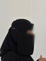 نقاب مطاط مايل ( مقوى )