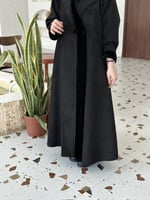 عباه شتويه ربع كلوش شامواه و كم قلاب مخمل