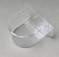 صحن لأقفاص الطيور - شفاف